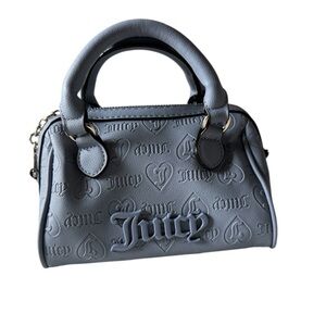 Juicy Couture Embossed Blue Satchel